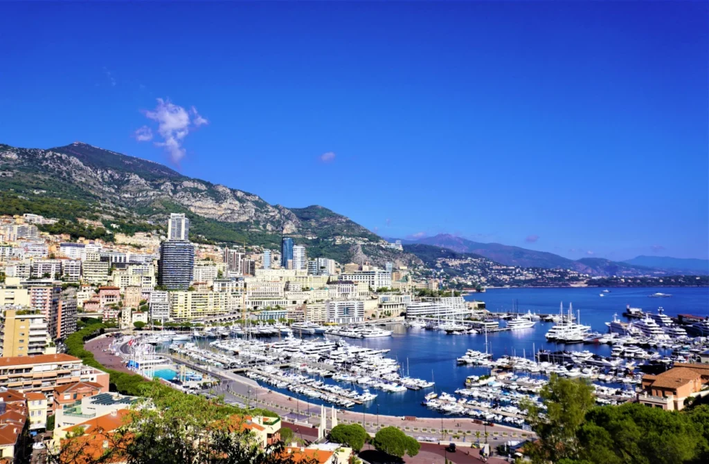 Die Rennstrecke von Monaco